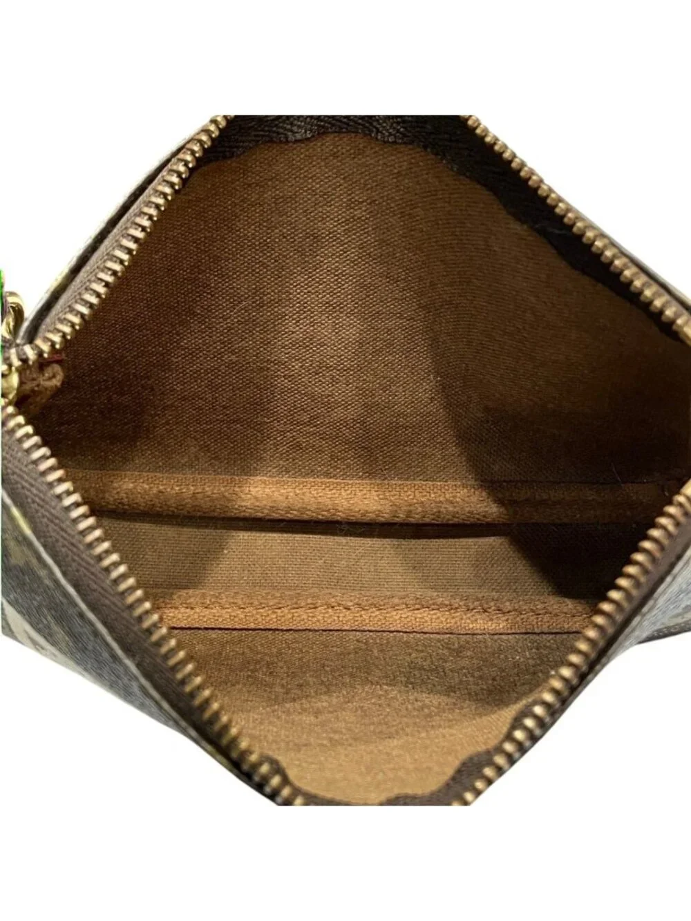Louis Vuitton Mini Pochette Soir Monogram Canvas Pouch